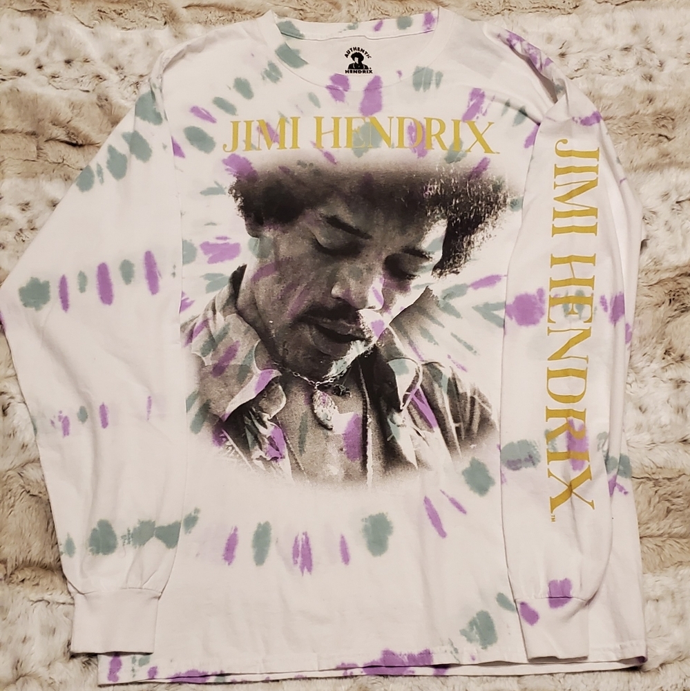 🆕️ Jimi Hendrix Long Sleeve T-Shirt Men's Size Sm